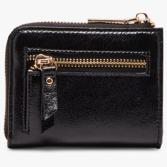 Anne Klein AK 2 Piece Envelope Flap Curved Wallet with Rhinestones, New* - Picture 3 of 6